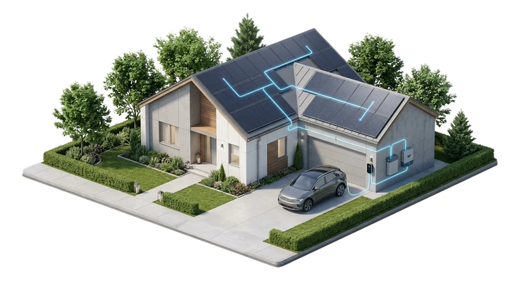 Charging your electric car with solar: how it works
