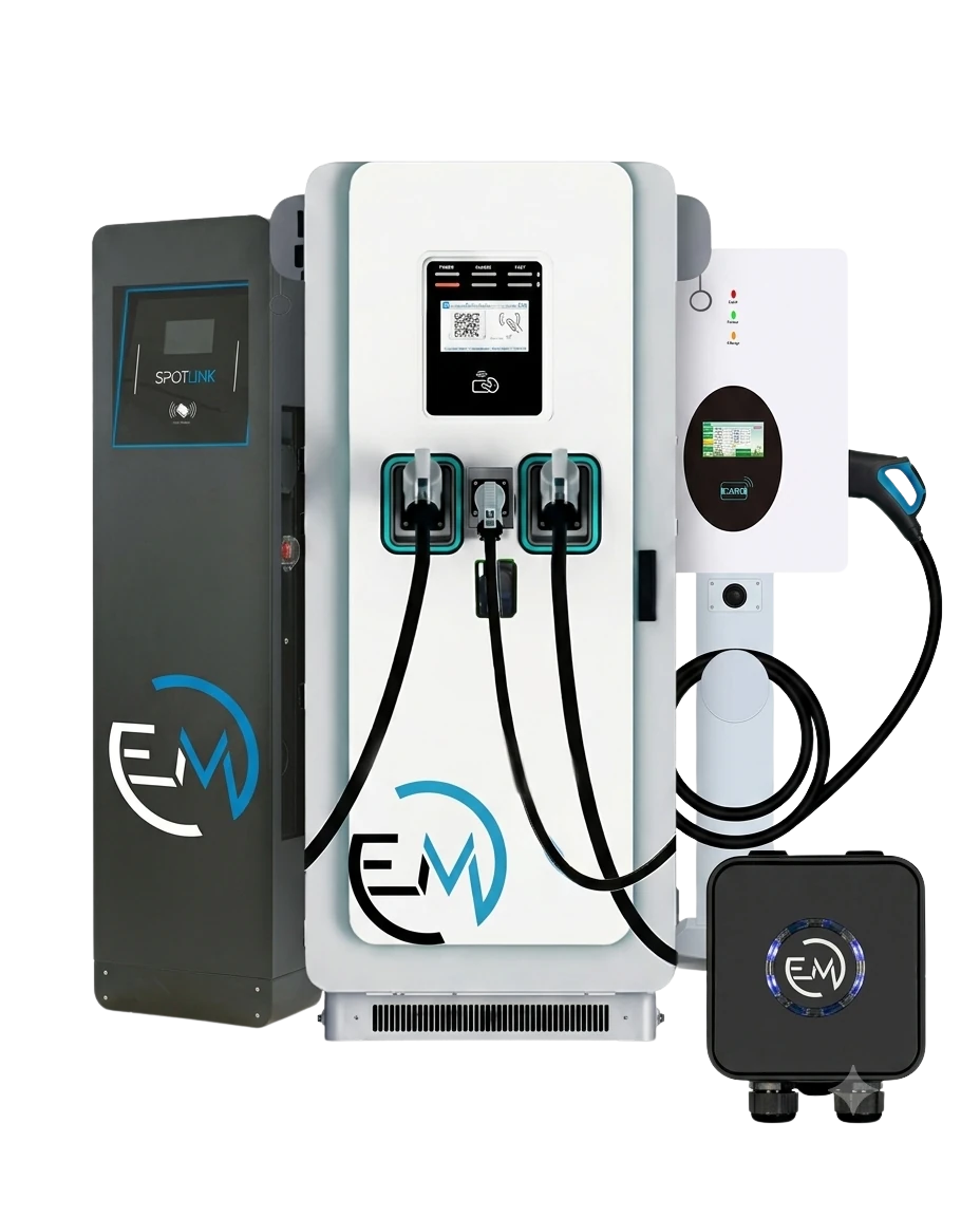 Colonnine di ricarica Emotion Fast, Evo e wallbox per auto elettriche